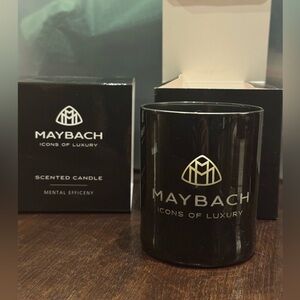 Maybach Scented Candle Black 360g (45h) | Mental Efficeny | Luxury Car Souvenir